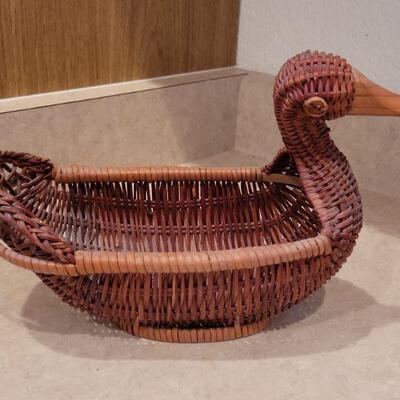 Lot 84: Mid Century Modern Duck Baskets