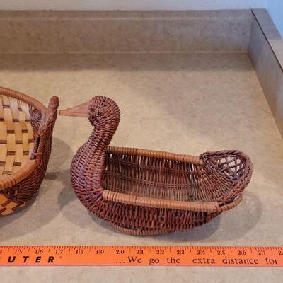 Lot 84: Mid Century Modern Duck Baskets