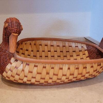 Lot 84: Mid Century Modern Duck Baskets