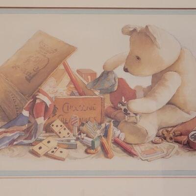 Lot 86: "James and His Toy Box" Print