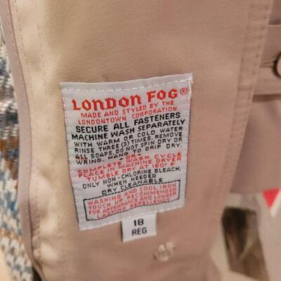 Lot 87: New Old Stock London Fog Knee Length Size 18