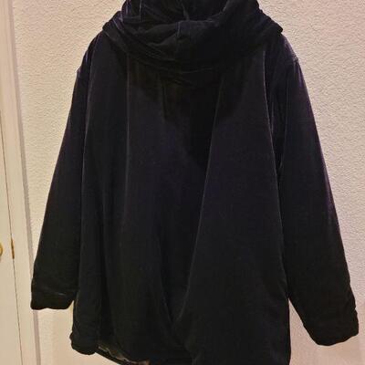 Lot 88: Black Velvet Jones New York Coat 3X
