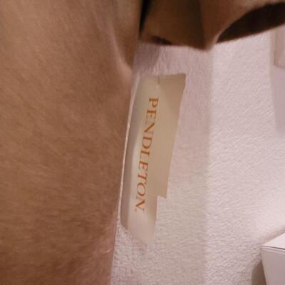 Lot 89: New Old Stock PENDLETON Wool Trench Size 18