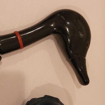 Lot 93: Rubber Boots size 39, Umbrella, Hat