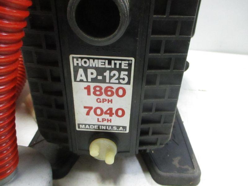Lot 16 Homelite Water Pump AP125