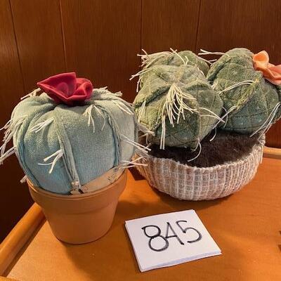 Lot 845 -  Cute Faux Succulents