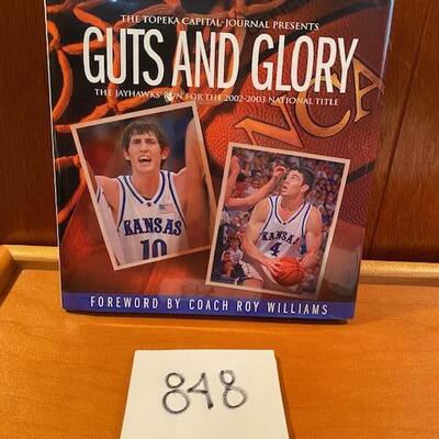 Lot 848- KU Guts and Glory Book