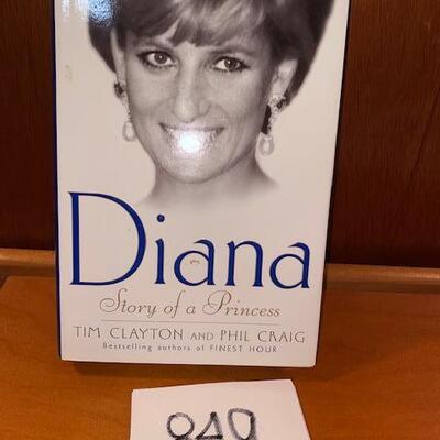 Lot 849 - Diana- Story of a Princess Book