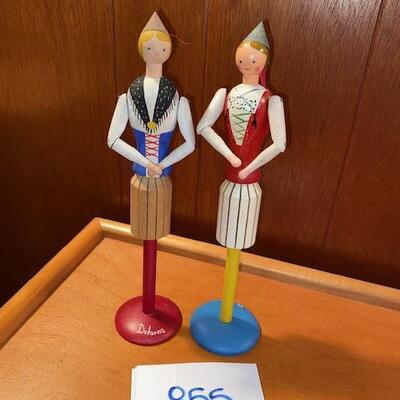 Lot 854 B -  Delorna wood figures