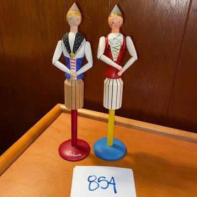 Lot 854 B -  Delorna wood figures