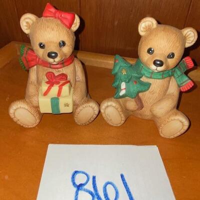 Lot 861 - Home Interiors Christmas Bears