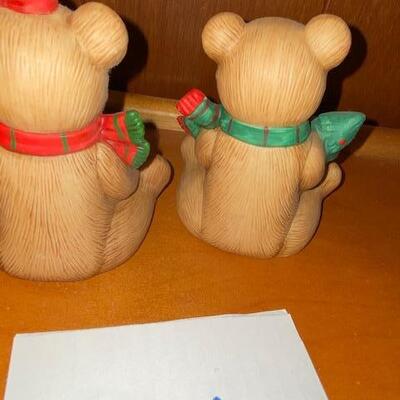 Lot 861 - Home Interiors Christmas Bears