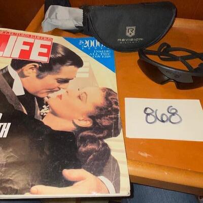 Lot 868 - Military Revision Sunglasses and Life Magazine