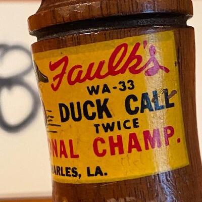Lot 869 -Vintage  Faulks International Duck Call