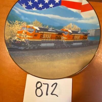 Lot 872- Santa Fe BNSF Collectors Plate