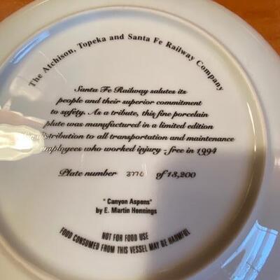Lot 874 - Santa Fe BNSF Collector Plate