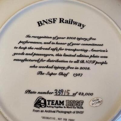 Lot 875 - Santa Fe BNSF Collector Plate