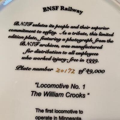 Lot 882 - Santa Fe BNSF Collector Plate