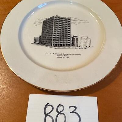 Lot 883 - Santa Fe BNSF Collector Plate