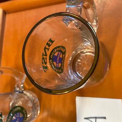 Lot 884 - BNSF  Santa Fe Beer Mugs