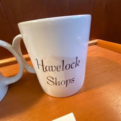 Lot 887 - Santa Fe BNSF mugs,  Havelock Shops