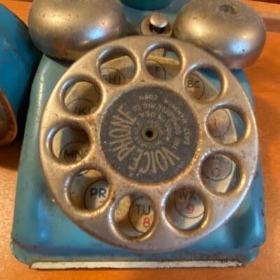 Lot 893 - Vintage Metal Toy Telephone