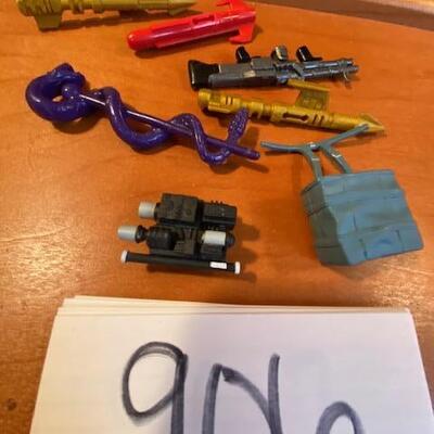 Lot 906 - Action figure accessories