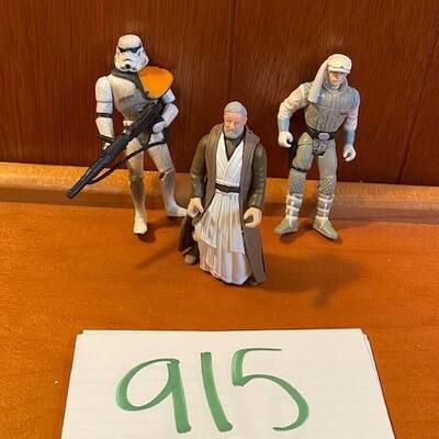 Lot 915 - Star Wars figurines