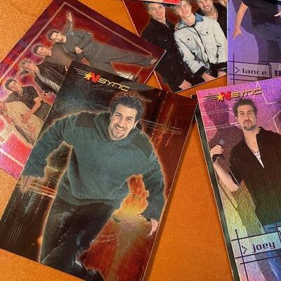 Lot 919 - Vintage N Sync trading cards ,Justin Timberlake