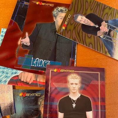 Lot 919 - Vintage N Sync trading cards ,Justin Timberlake