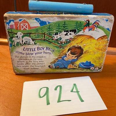 Lot 924 - Vintage Fisher Price Music Box Tv Radio