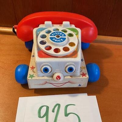 Lot 925- Vintage Fisher Price Chatter Box Telephone