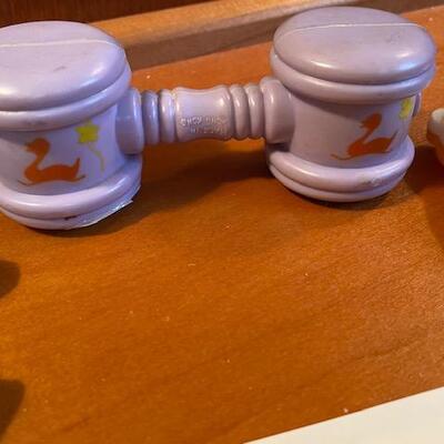 Lot 935 - Vintage baby Rattles