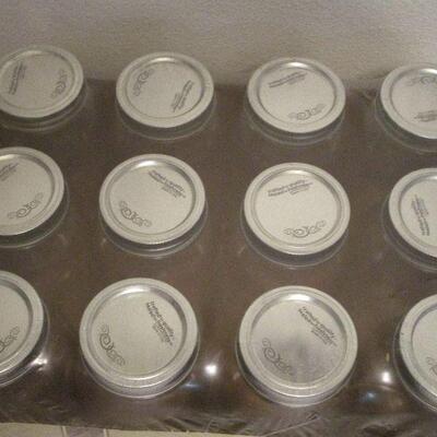 #8 Case of Twelve Quart Kerr Canning Jars, Brand New