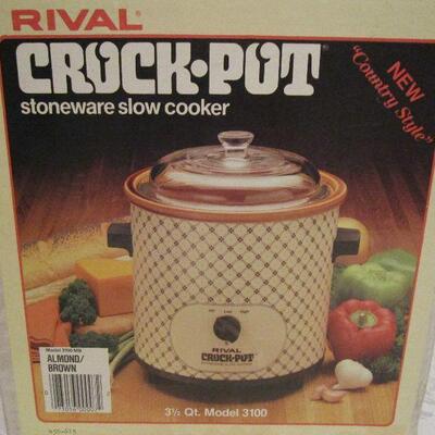 #14 Rival 3.5 Quart Cock-Pot, New in Box