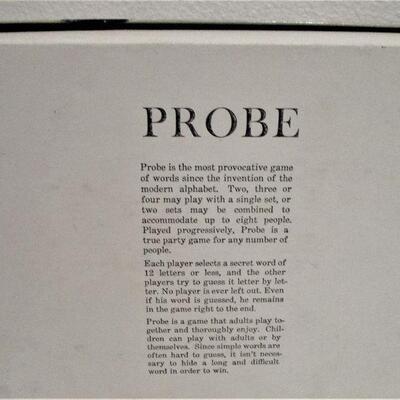 #17 Vintage Probe Game by Milton Bradley dated 1964
