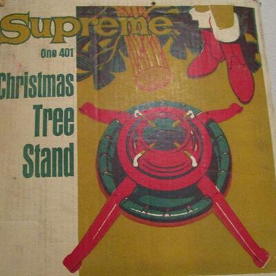 #20 Vintage S-B Mfg. Co. Supreme Christmas Tree Stand