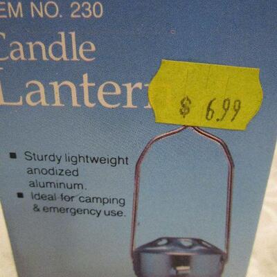 #22 Stansport Candle Lantern, New in Box