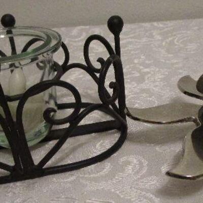 #24 Sun  and decorative candle holder