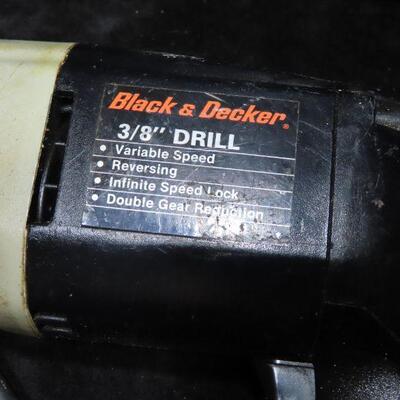 Black and Decker 3/8" Drill