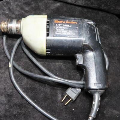 Black and Decker 3/8" Drill