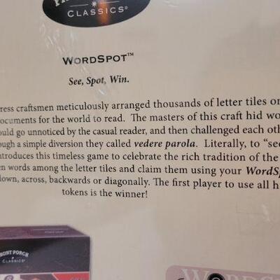 Lot 145: New WORDSPOT Discovery Edition Game 