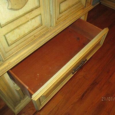 Lot 1 - Stanley Furniture Solid Wood Armoire LOCAL PICKUP ONLY