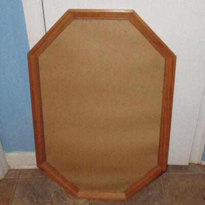 Lot 29 - Octagon Embellished Mirror LOCAL PICKUP ONLY
