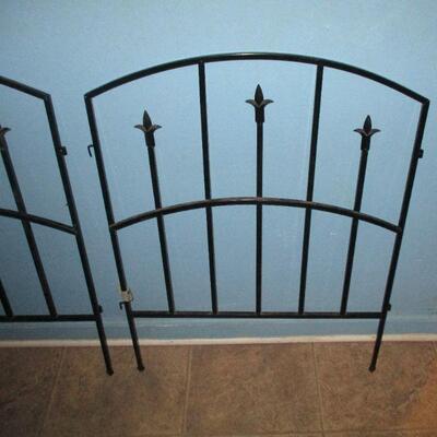 Lot 73 - 2 Hampton Bay Border Fence Pieces LOCAL PICKUP ONLY