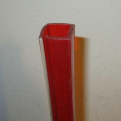 Lot 86 - Red Glass Vase