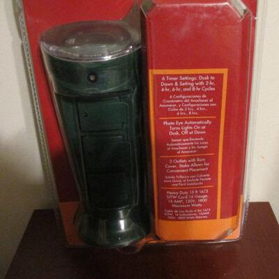 Lot 94 - Never Opened 3 Outlet Power Stake with Outdoor Timer