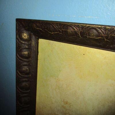 Lot 108 - Large Print of Vintage Ship LOCAL PICKUP ONLY