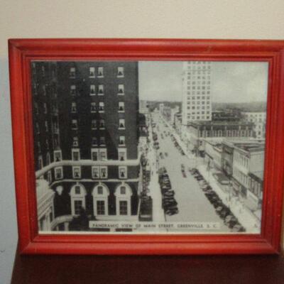 Lot 127 - Vintage Picture of Main Street Greenville, SC