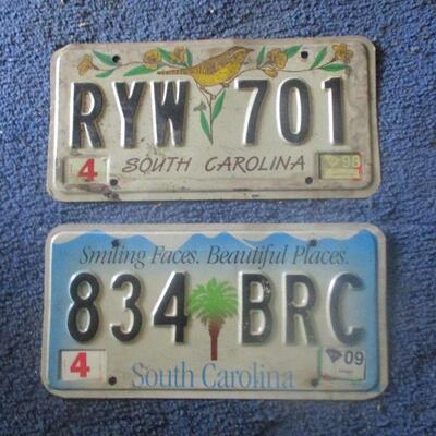 Lot 136 - (4) SC License Plates